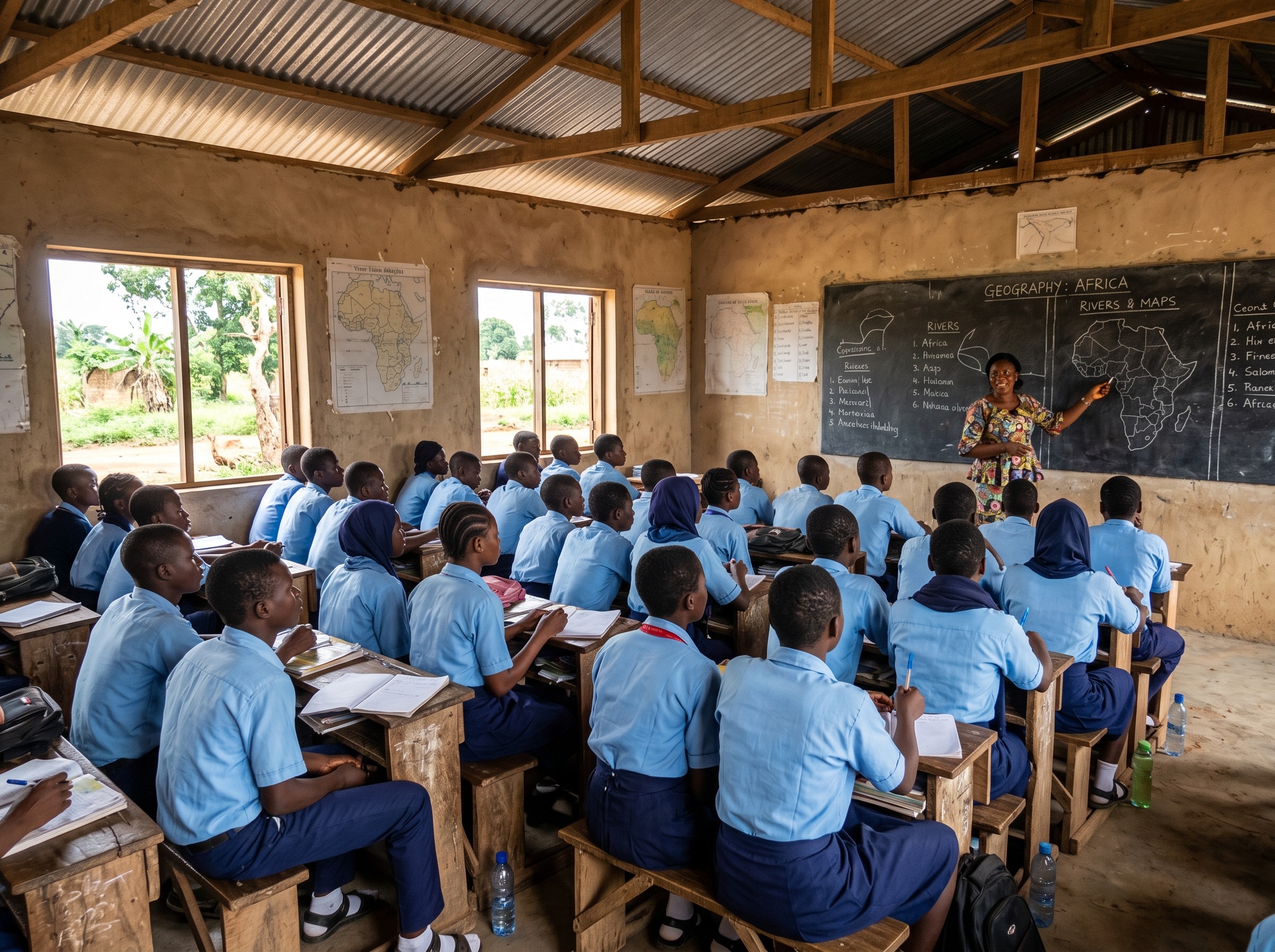 Students in classroom